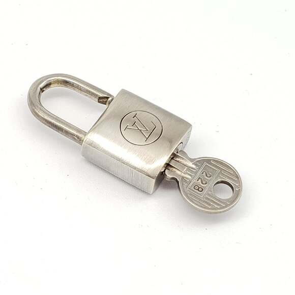Authentic Louis Vuitton 1 Lock and 1 Key Silver Color - Picture 6 of 6